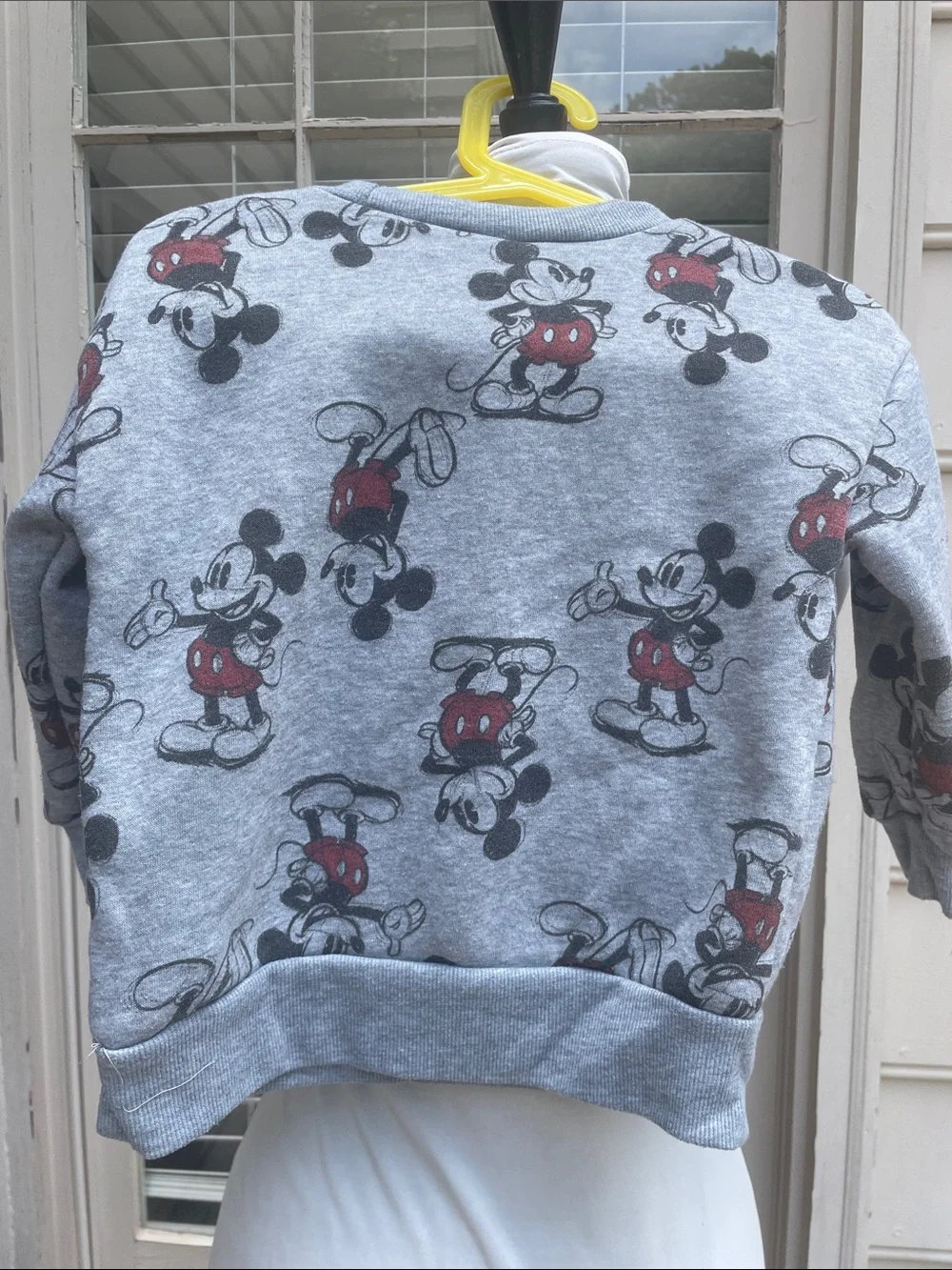 Disney KIDS Mickey Mouse Sweatshirt  Gray /Red Size 3T